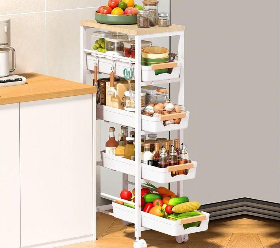 Sunally Slim 5-Tier Shelf