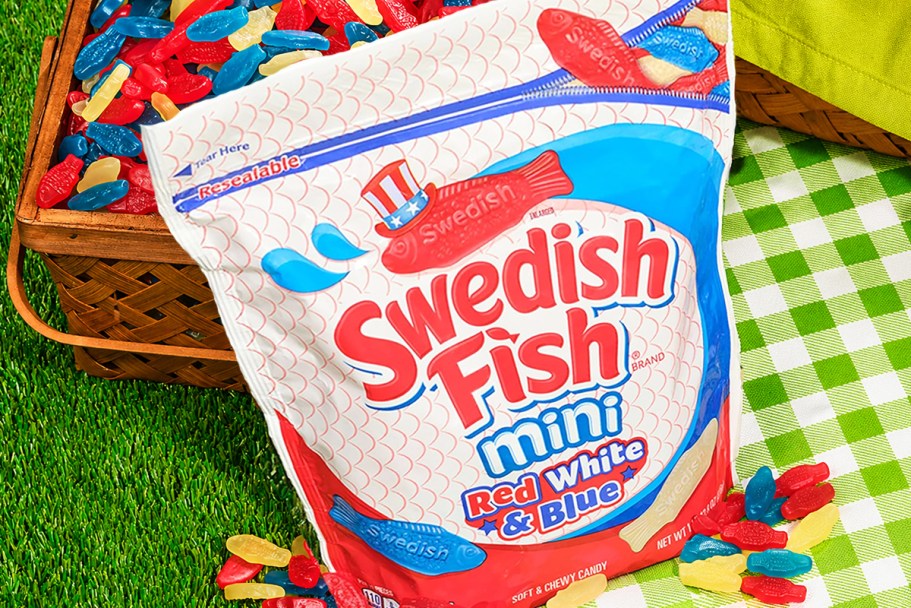 Swedish Fish Mini Red White & Blue Just $4.93 Shipped on Amazon