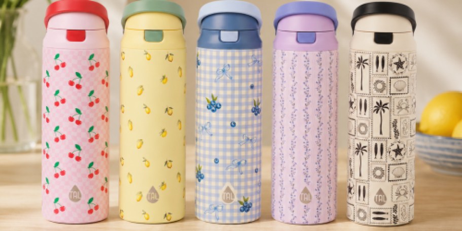 Leakproof TAL Water Bottles Only $13.88 on Walmart.com (So Many Cute Prints!)