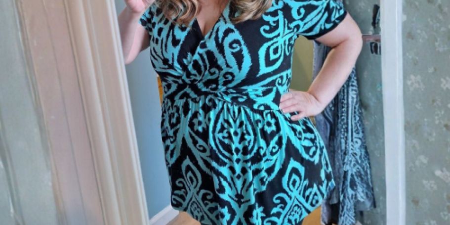 50% Off Women’s Plus Size Dressy Tops on Amazon