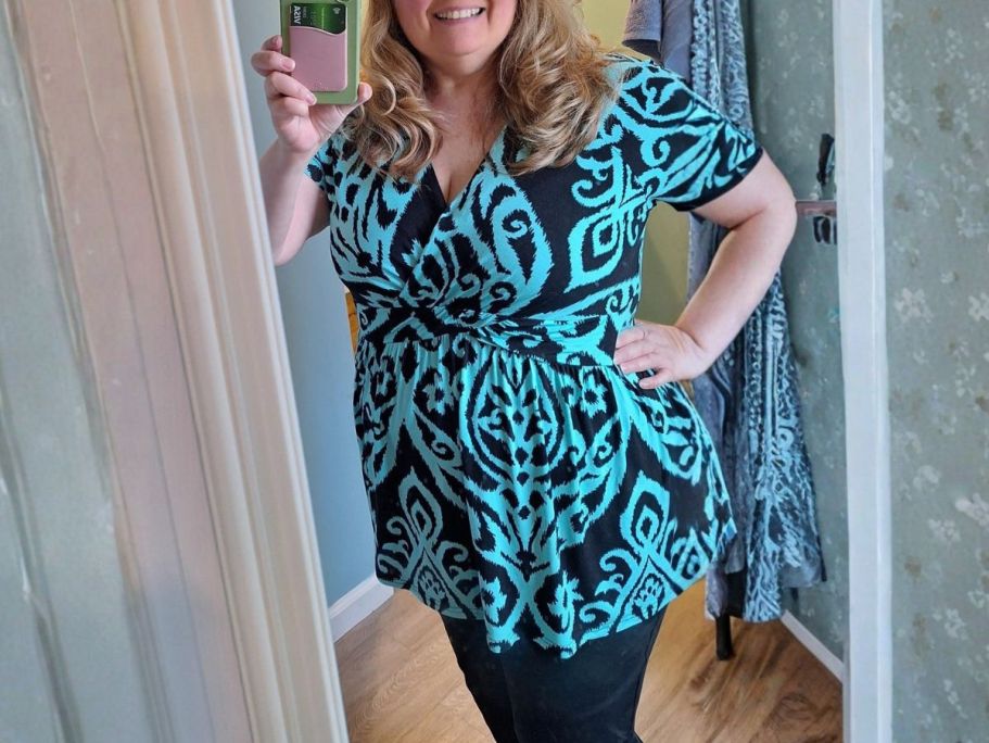 50% Off Women’s Plus Size Dressy Tops on Amazon