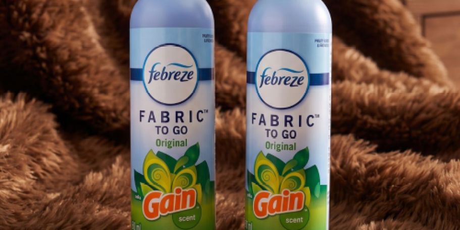 WOW! Two Febreze Fabric Sprays ONLY 25¢ Each After Walmart Cash