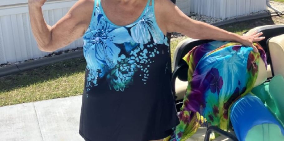 Women’s Tankini Swimsuits from $11 on Amazon (Plus-Sizes Included)