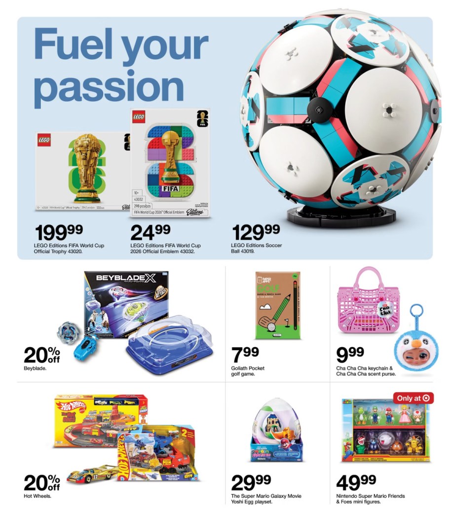 page from Target ad
