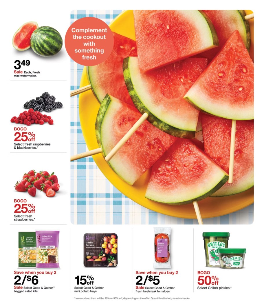 page from Target ad