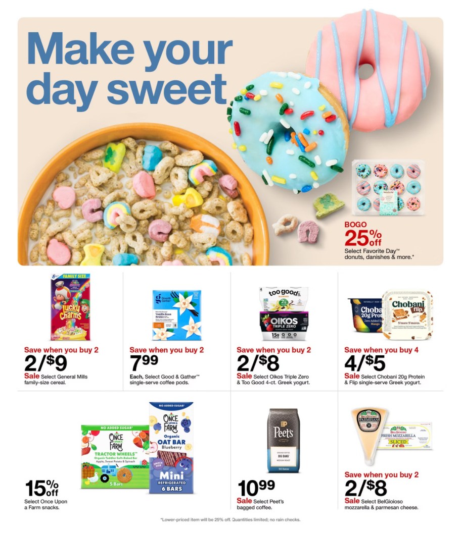 page from Target ad