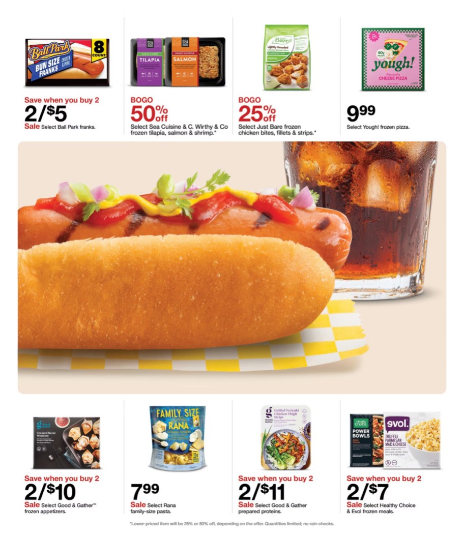 page from Target ad