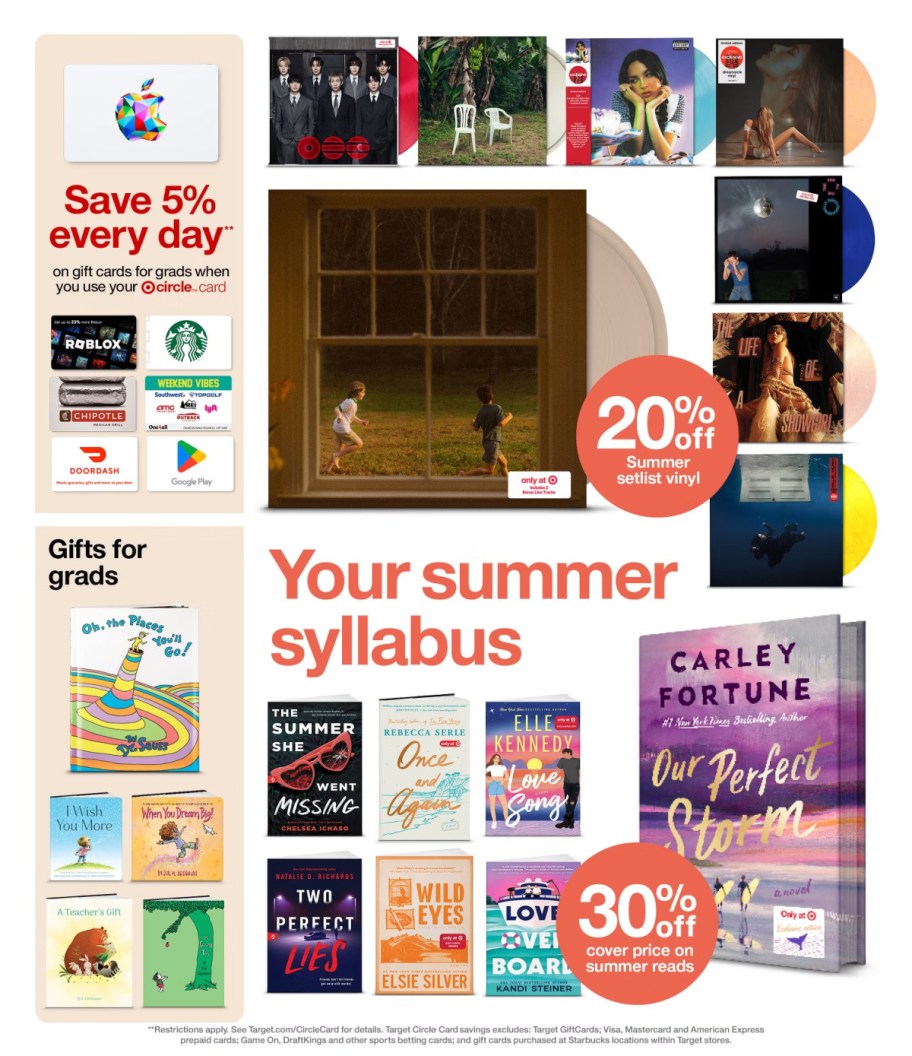 page from Target ad