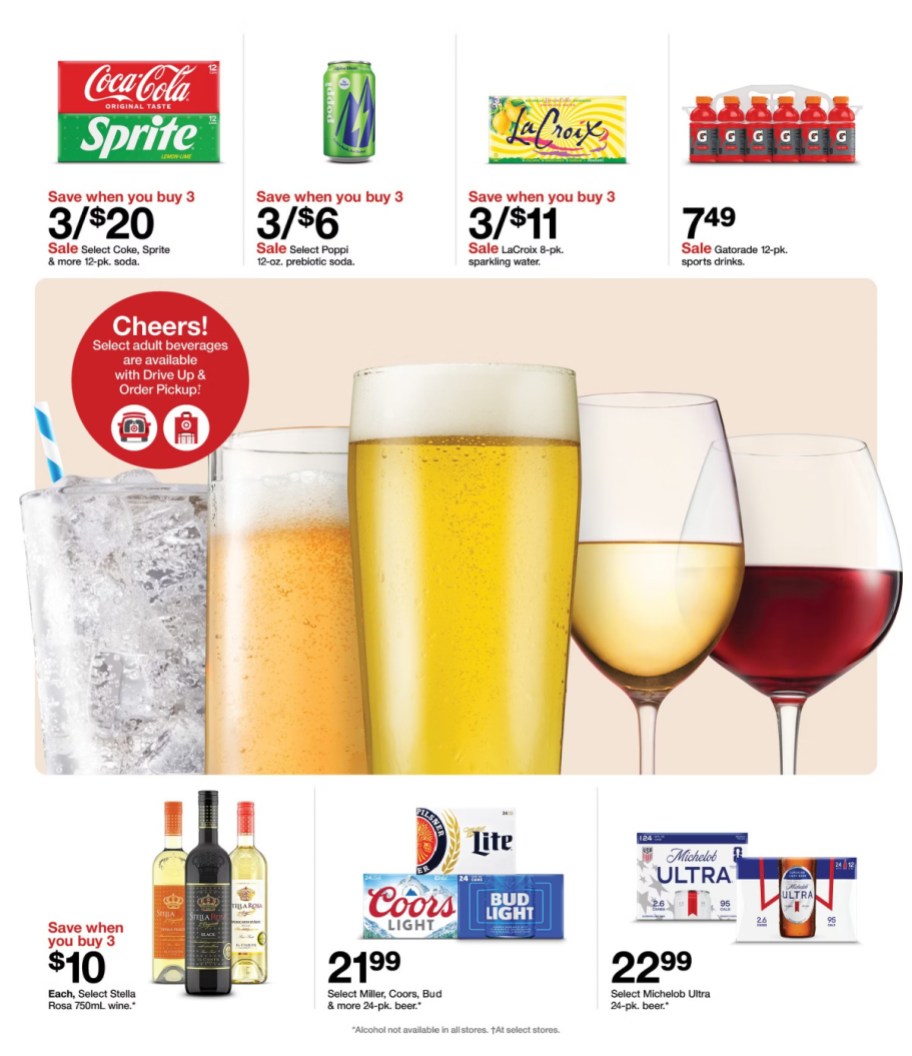 page from Target ad