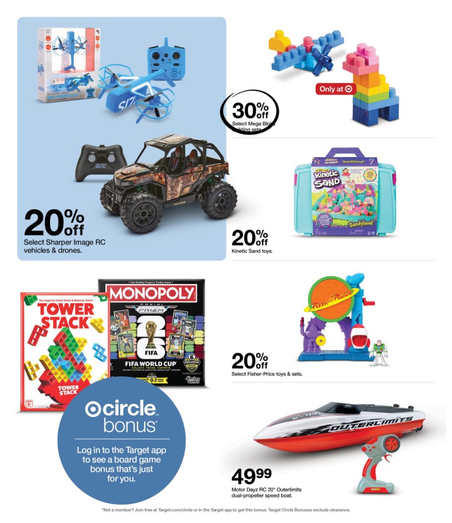 page from Target ad