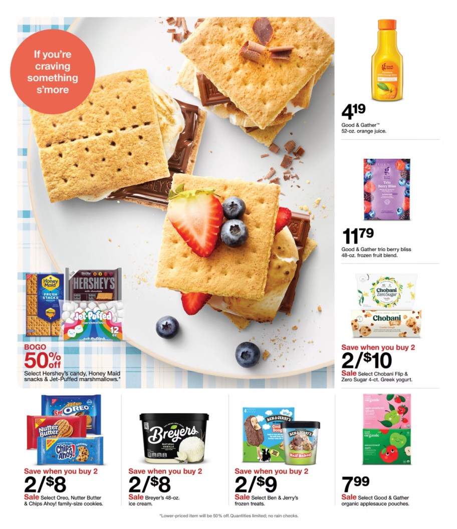 page from Target ad