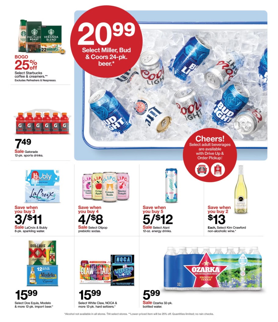 page from Target ad