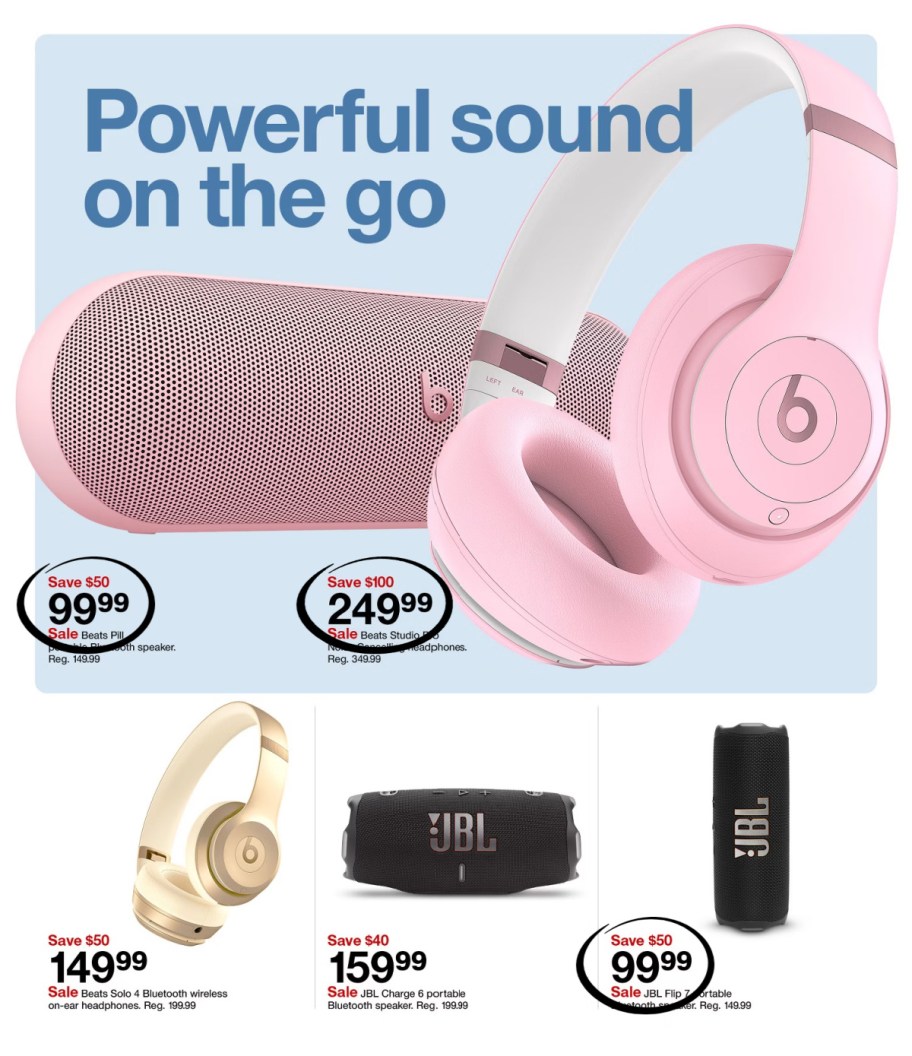 page from Target ad