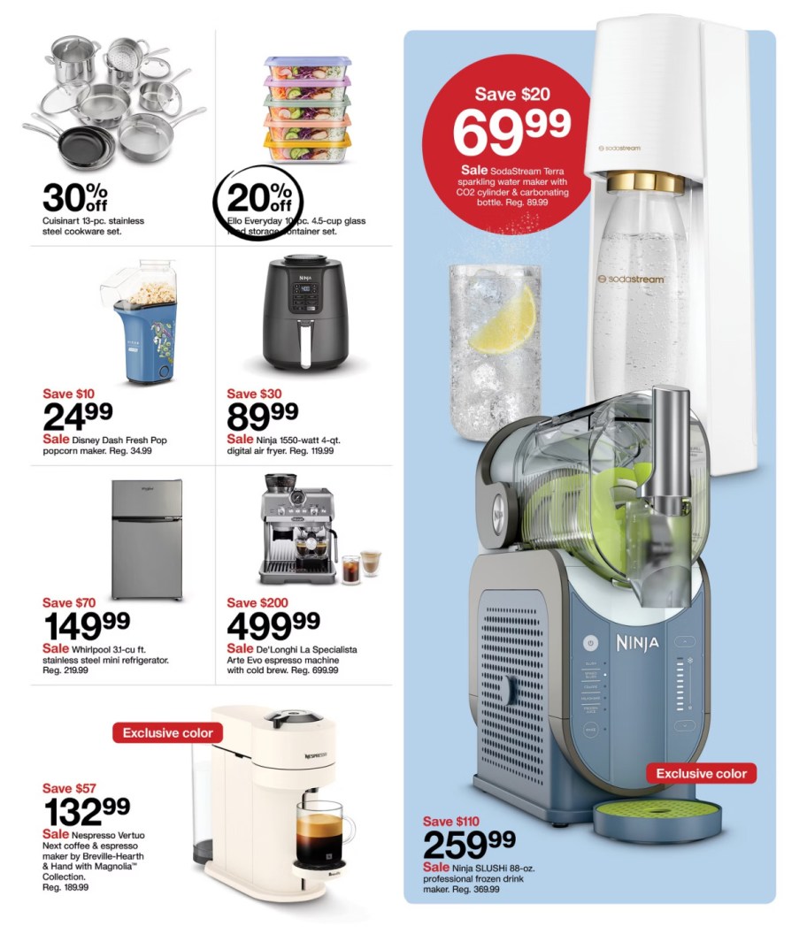 page from Target ad