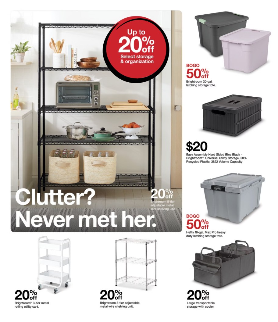 page from Target ad