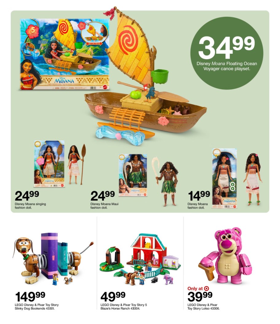 page from Target ad