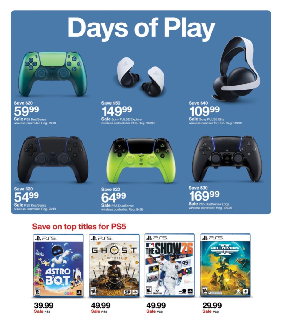 page from Target ad