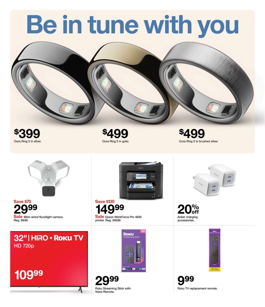page from Target ad
