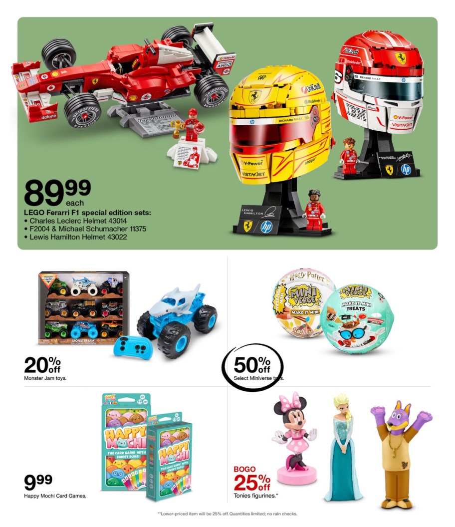 page from Target ad