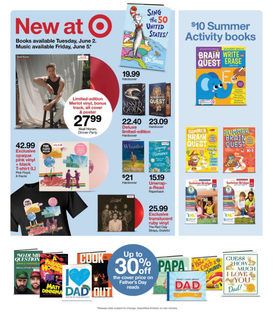 page from Target ad