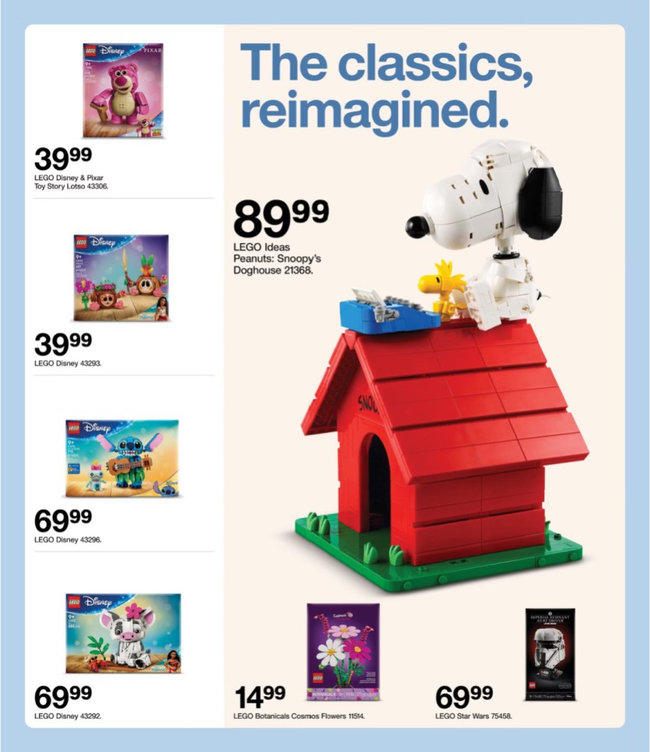 page from Target ad