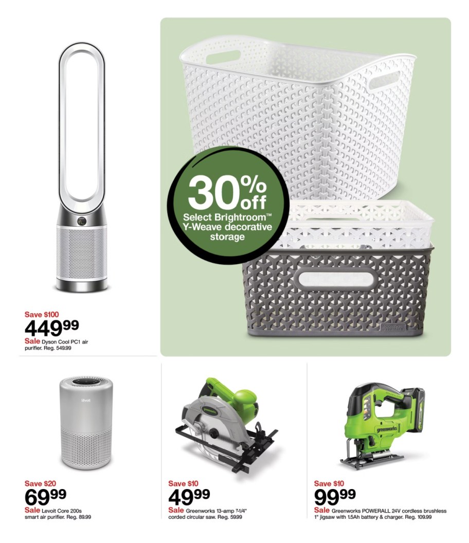 page from Target ad