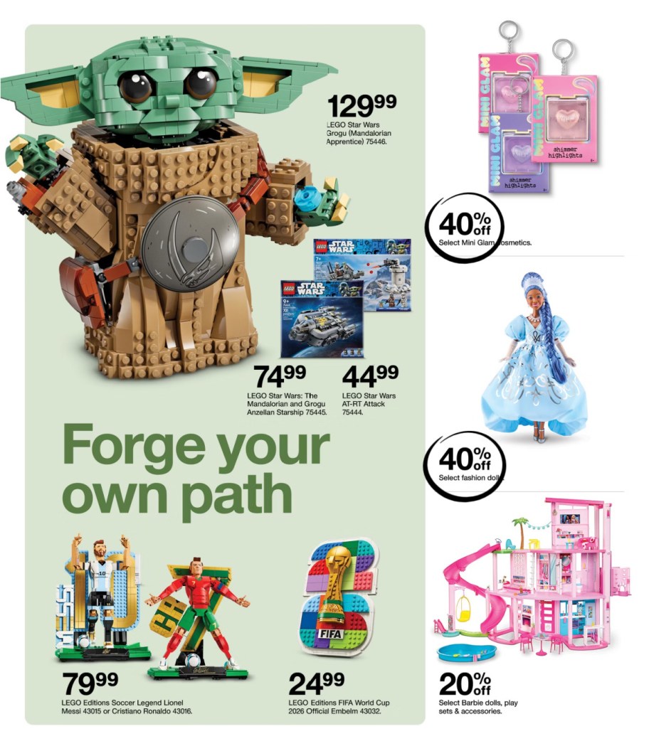 page from Target ad