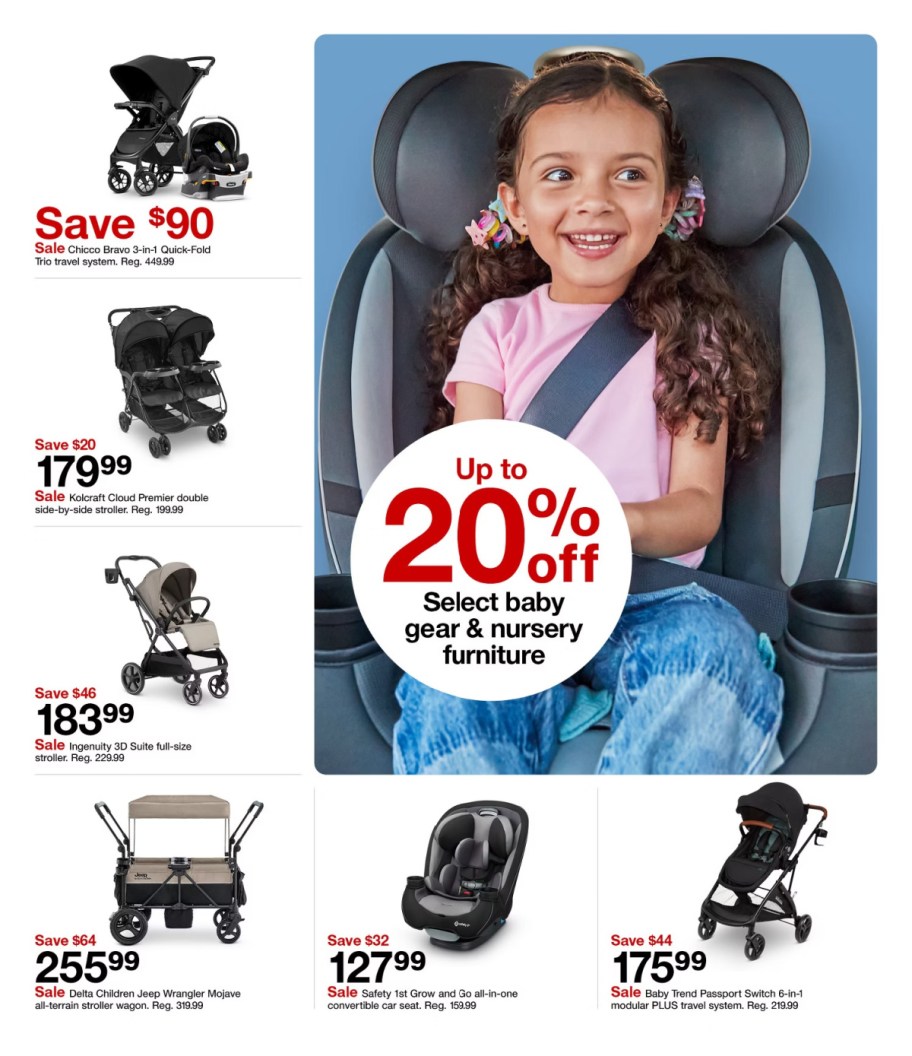 page from Target ad