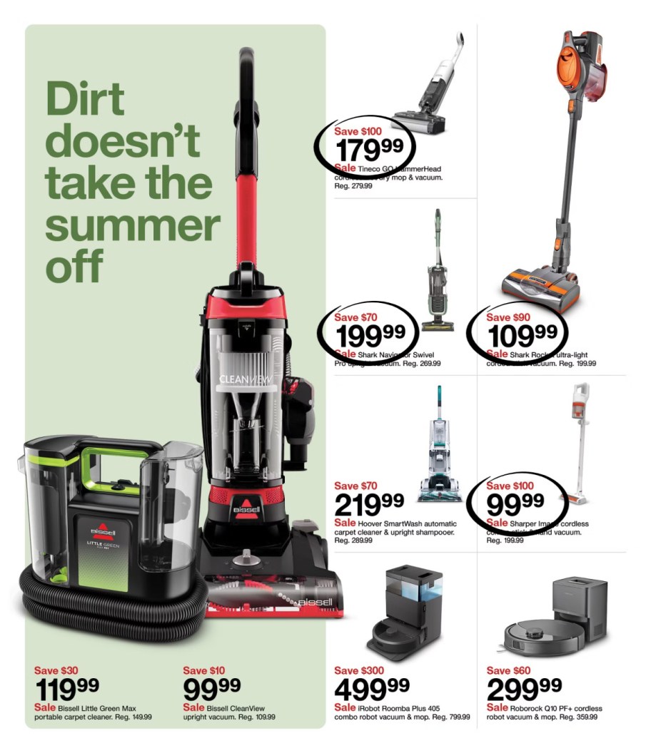 page from Target ad