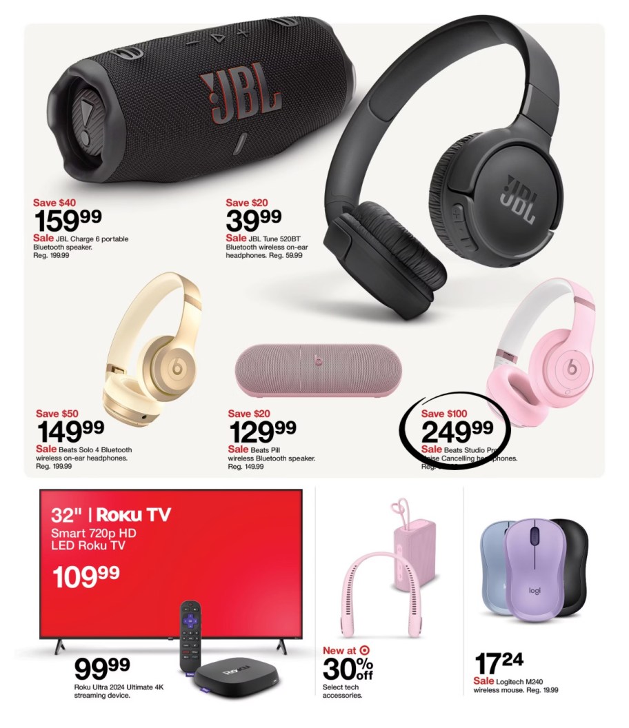 page from Target ad