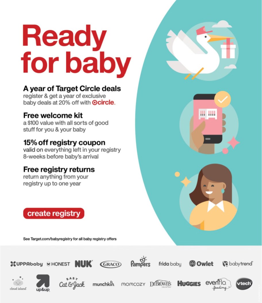 page from Target ad