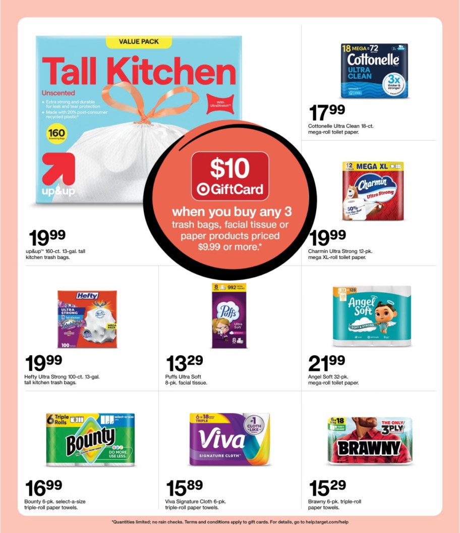 page from Target ad