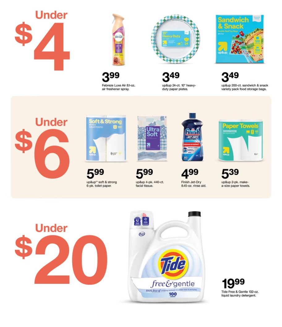 page from Target ad