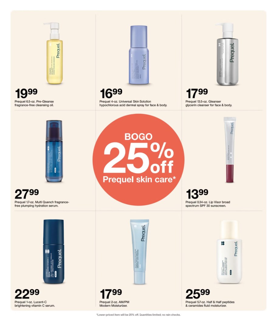 page from Target ad