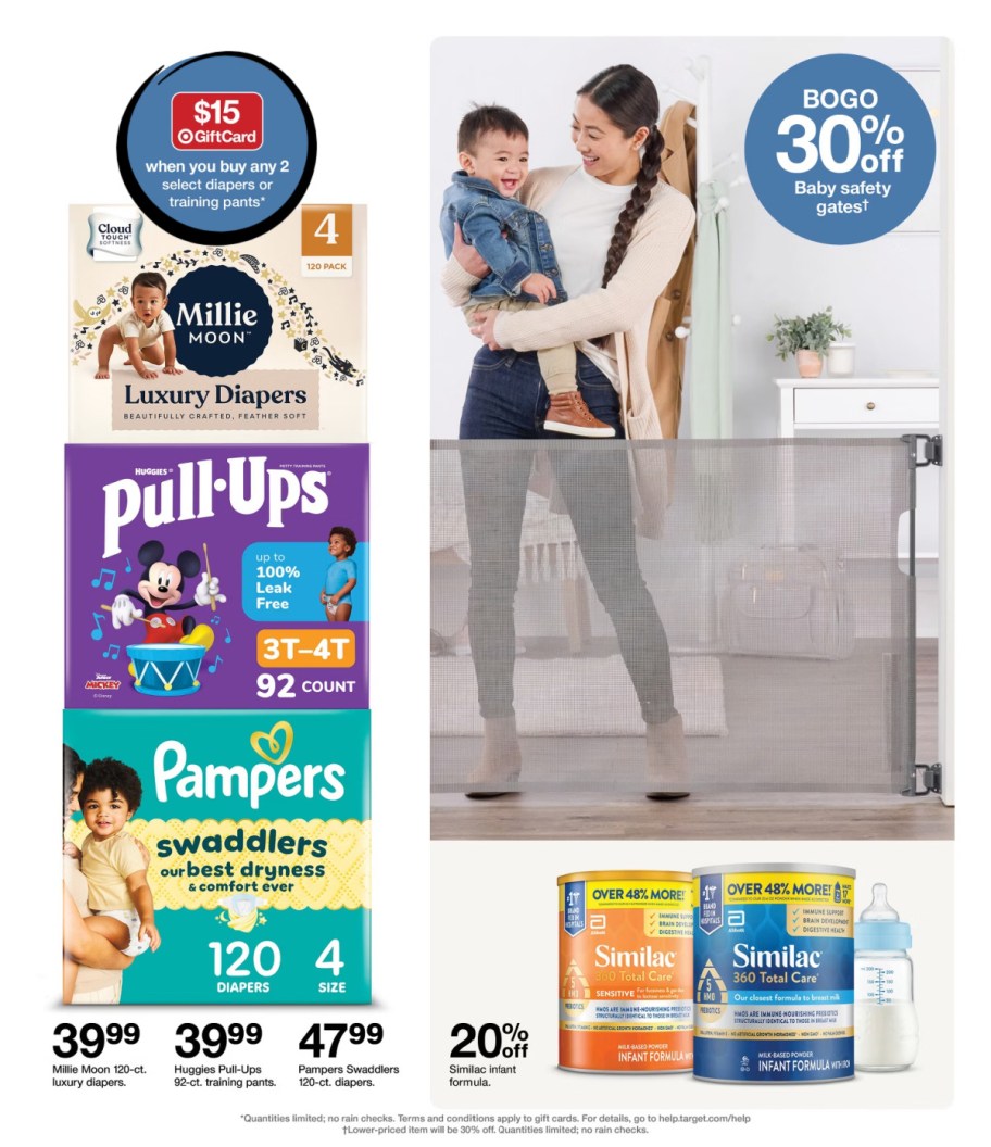 page from Target ad