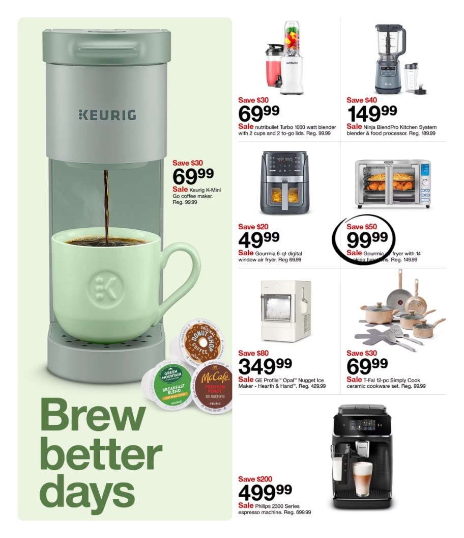 page from Target ad