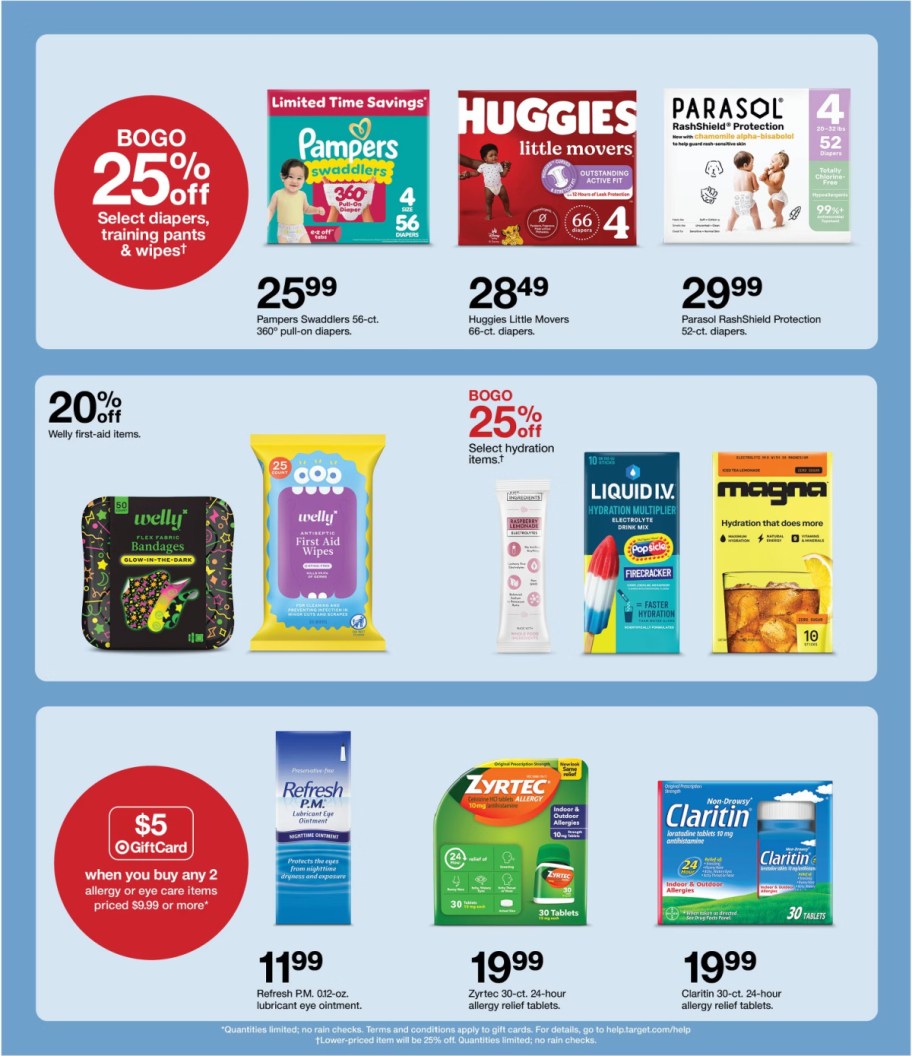 page from Target ad