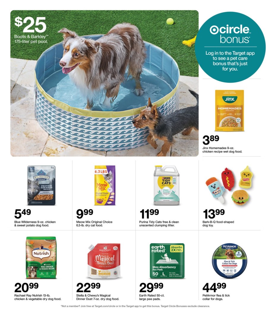 page from Target ad
