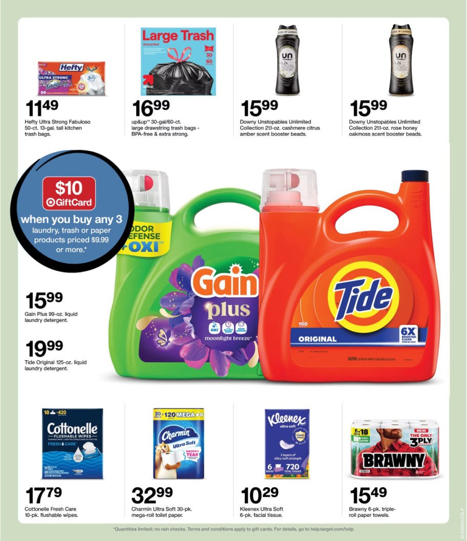 page from Target ad