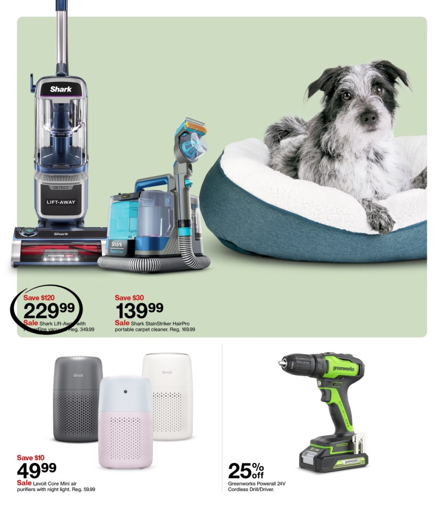 page from Target ad