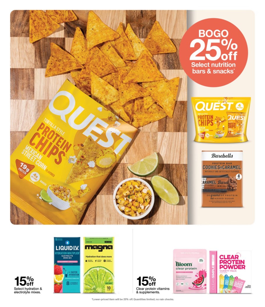 page from Target ad