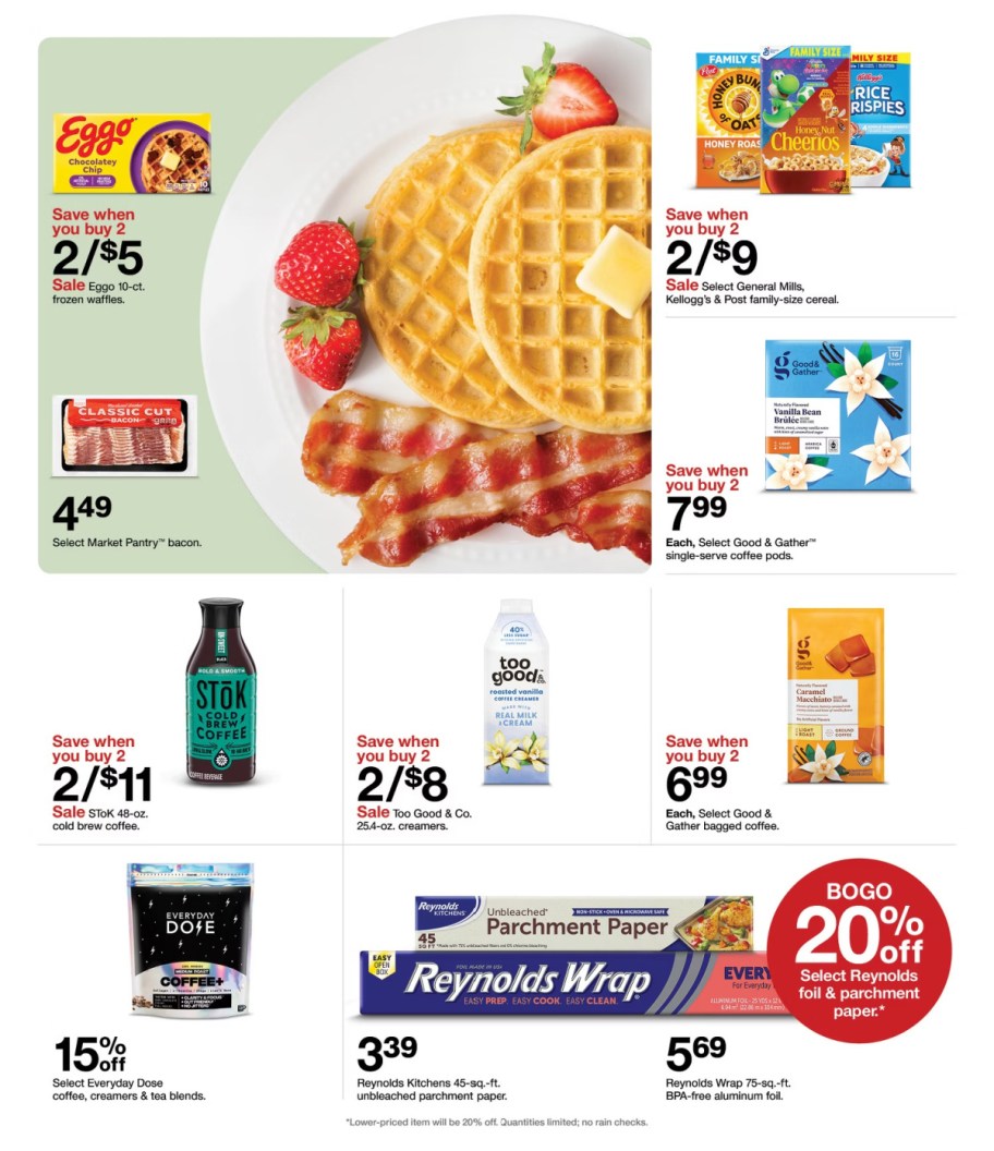 page from Target ad