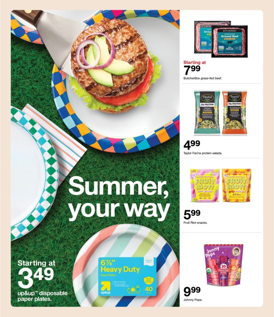 page from Target ad