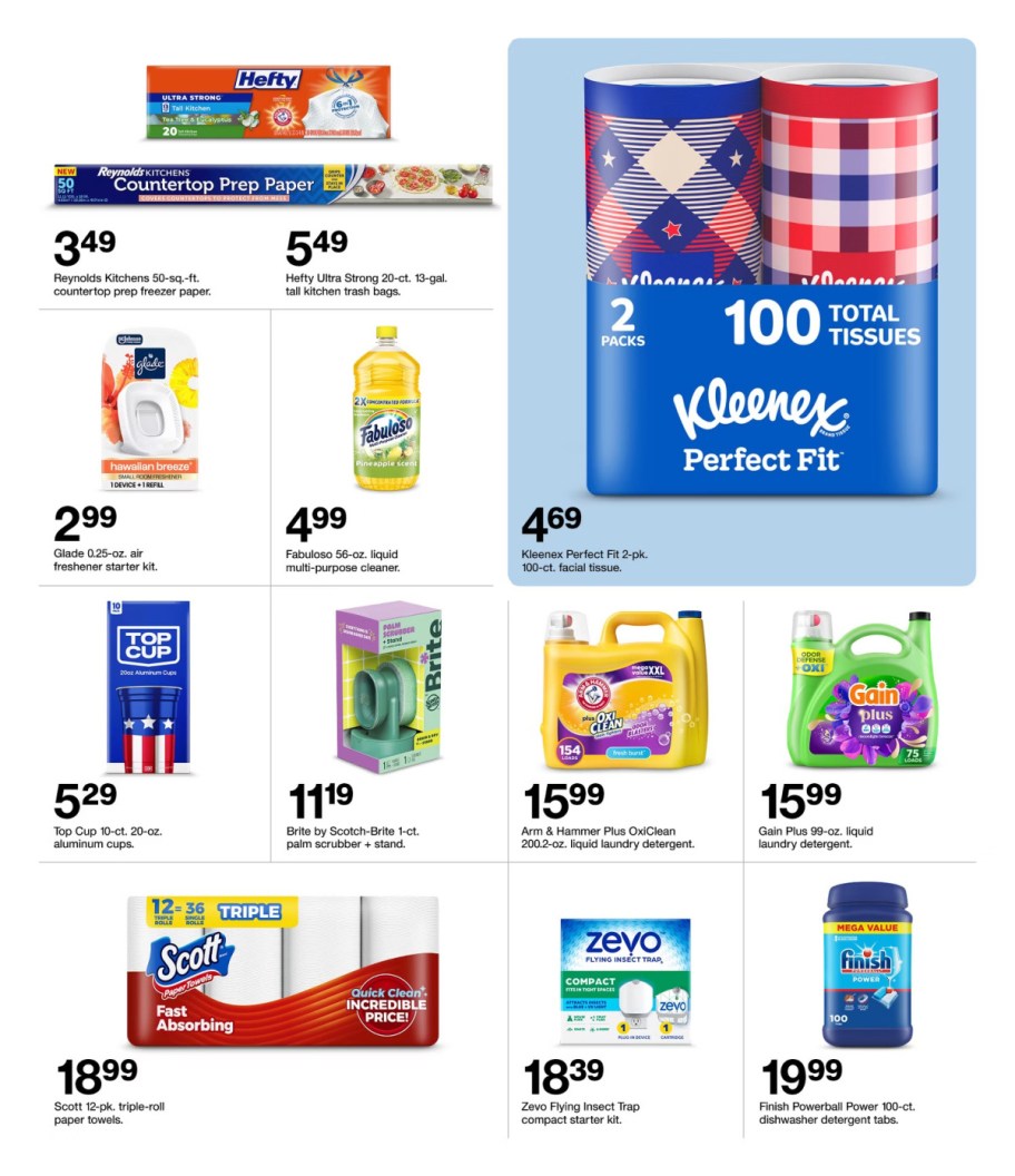 page from Target ad