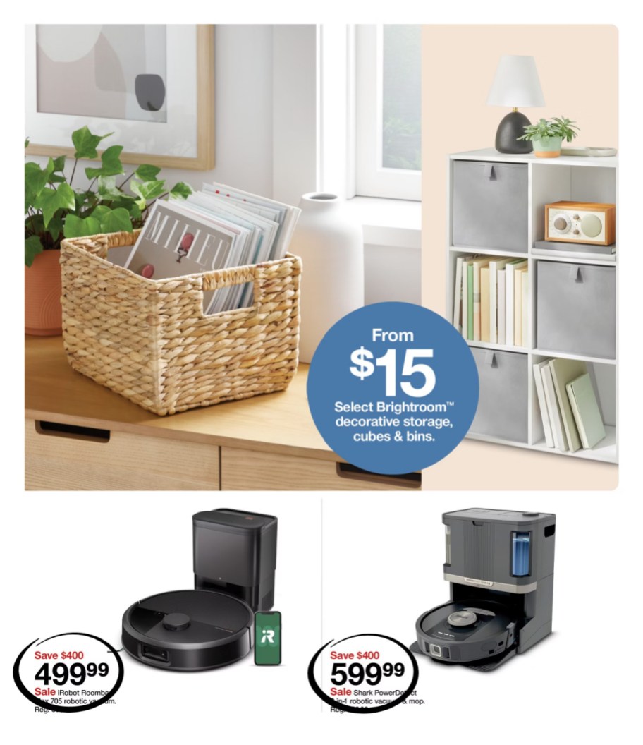 page from Target ad