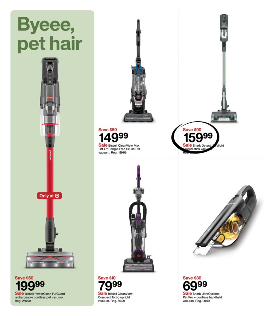page from Target ad