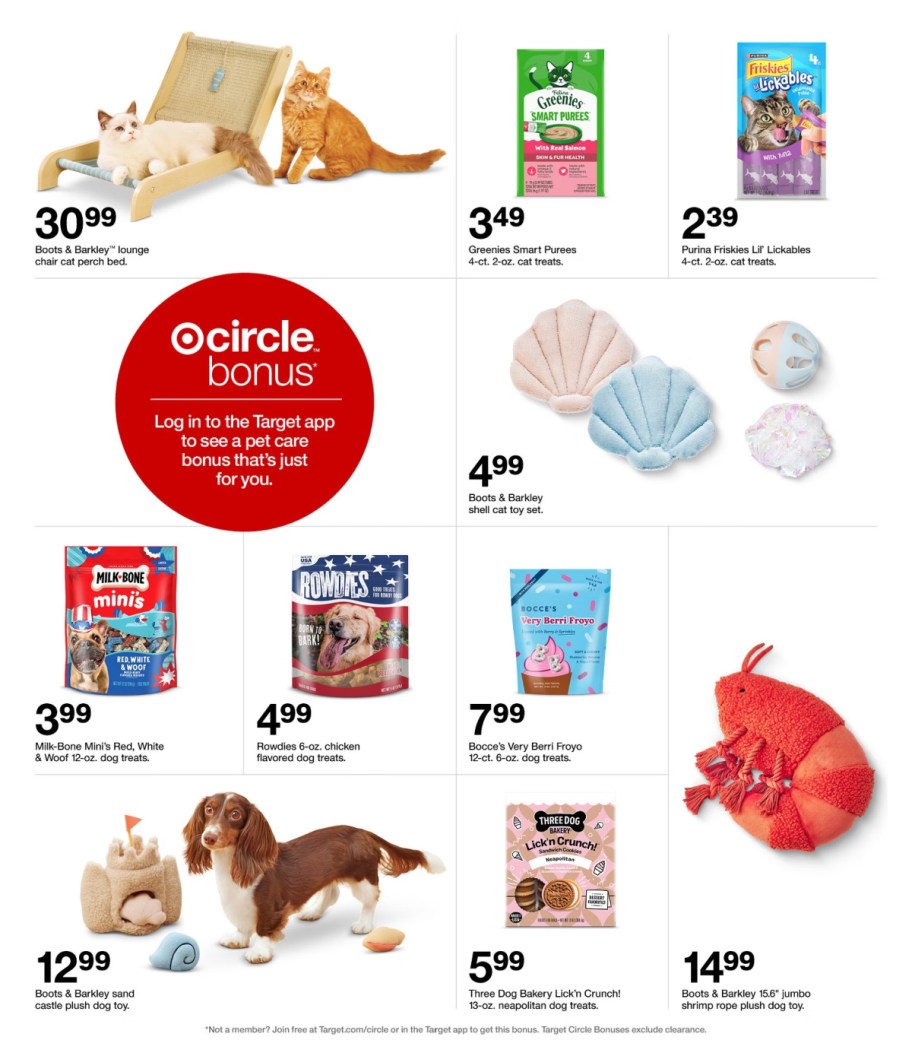 page from Target ad