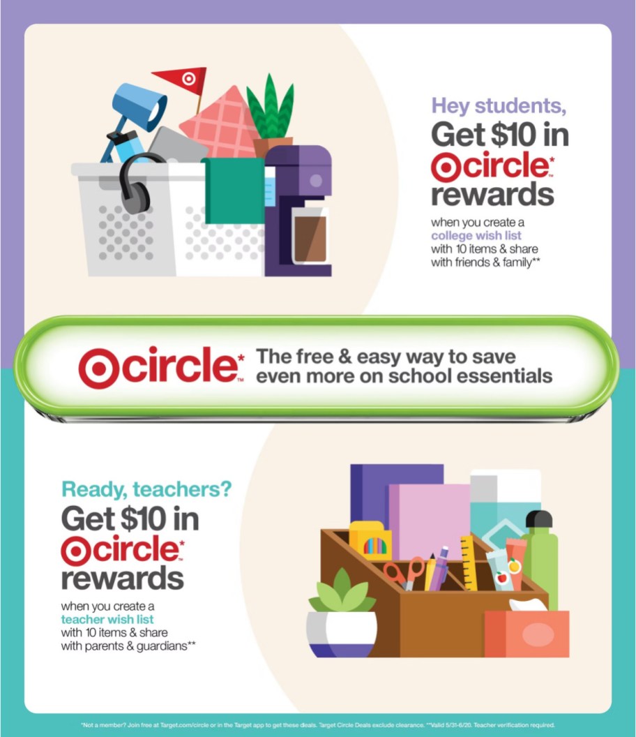 page from Target ad