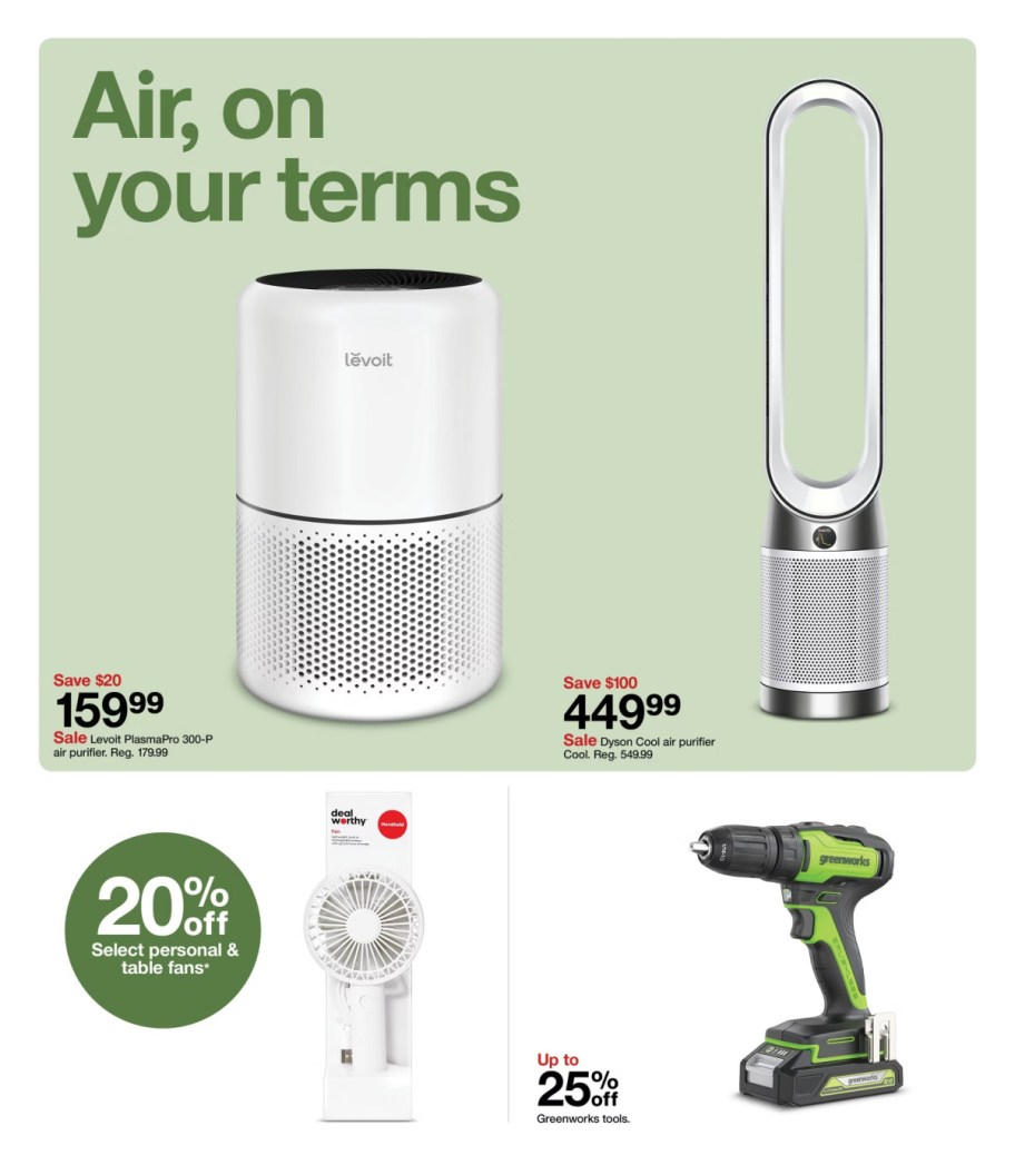 page from Target ad