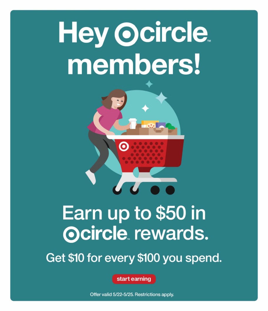 page from Target ad